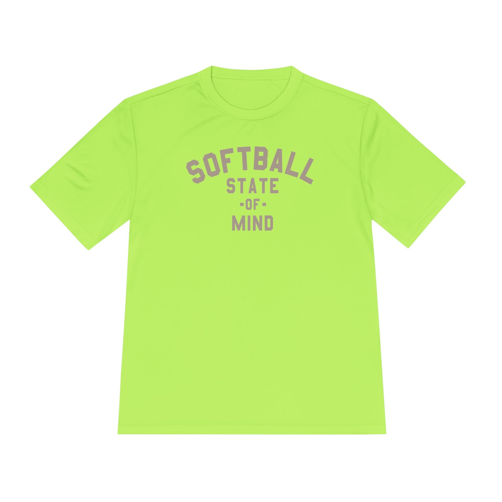Softball State of Mind Dry Fit Tee - Rake Baseball Company - RAKE BASEBALL | BASEBALL T-SHIRT | BASEBALL CLOTHING | GOOD VIBES ONLY