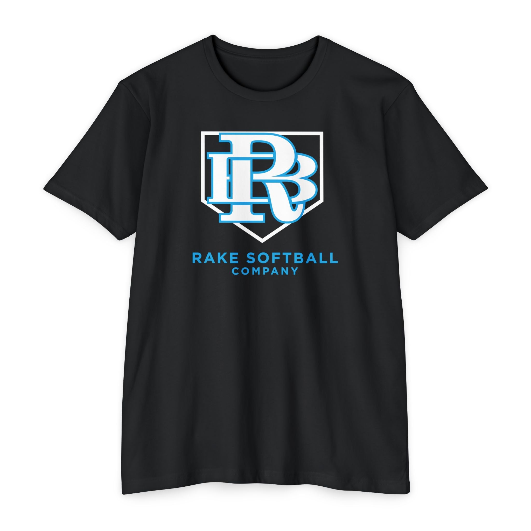 RB Homeplate Softball Tee - Rake Baseball Company - RAKE BASEBALL | BASEBALL T-SHIRT | BASEBALL CLOTHING | GOOD VIBES ONLY
