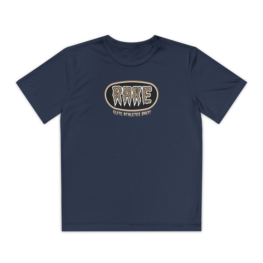 Kids Rake Cheetah Softball Company Dry Fit Tee - Rake Baseball Company - RAKE BASEBALL | BASEBALL T-SHIRT | BASEBALL CLOTHING | GOOD VIBES ONLY