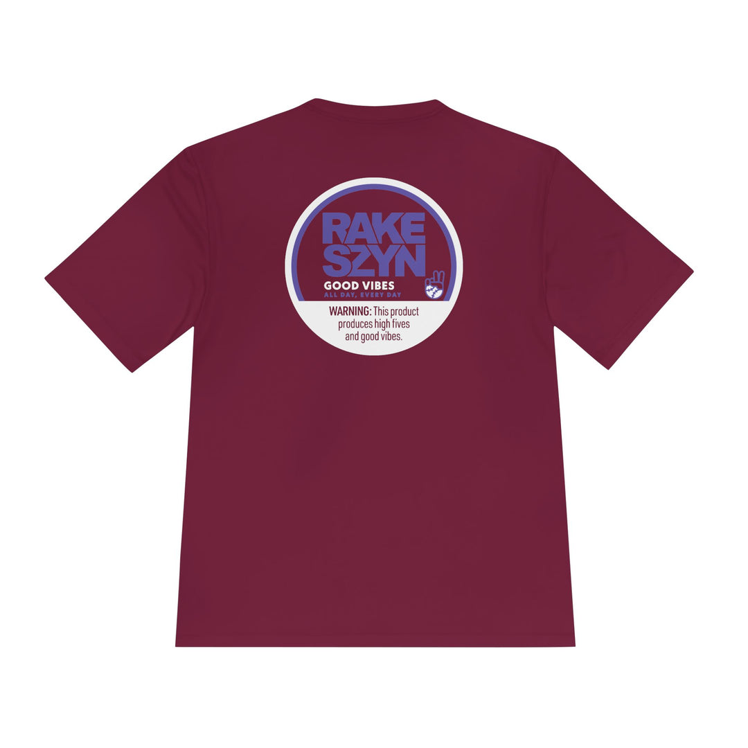 Rake SZYN Dry Fit Tee - Rake Baseball Company - RAKE BASEBALL | BASEBALL T-SHIRT | BASEBALL CLOTHING | GOOD VIBES ONLY