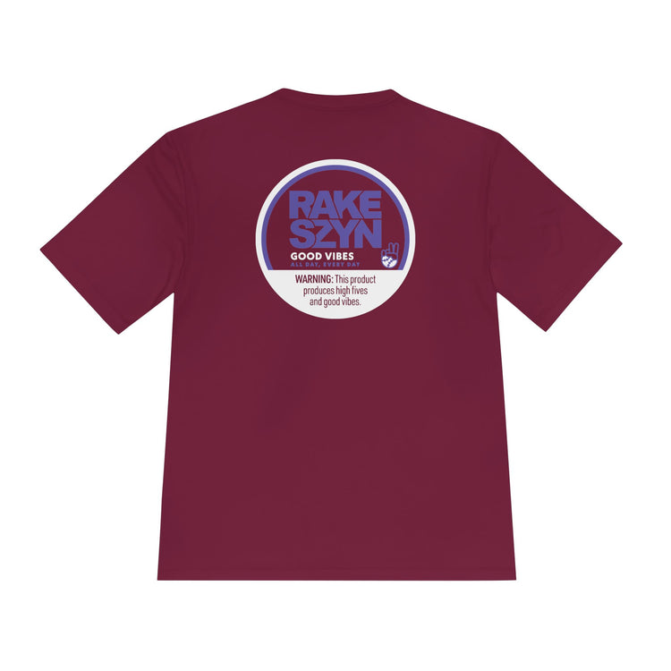 Rake SZYN Dry Fit Tee - Rake Baseball Company - RAKE BASEBALL | BASEBALL T-SHIRT | BASEBALL CLOTHING | GOOD VIBES ONLY