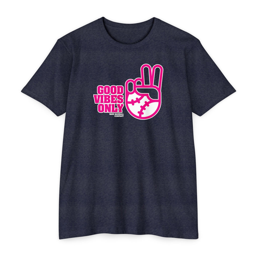 Good Vibes Only Tee - Rake Baseball Company - RAKE BASEBALL | BASEBALL T-SHIRT | BASEBALL CLOTHING | GOOD VIBES ONLY