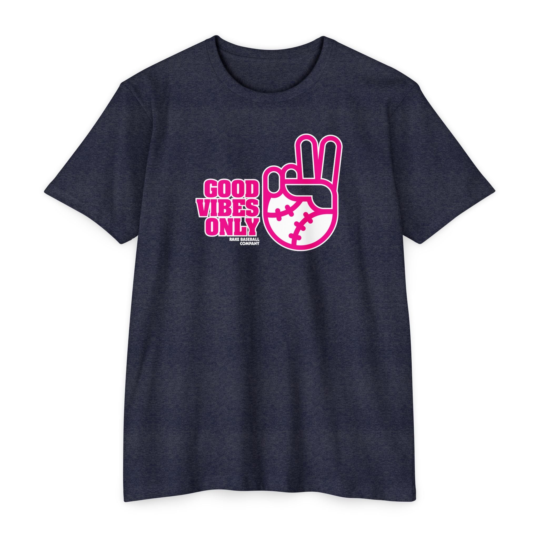 Good Vibes Only Tee - Rake Baseball Company - RAKE BASEBALL | BASEBALL T-SHIRT | BASEBALL CLOTHING | GOOD VIBES ONLY