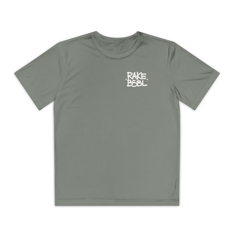 Kids Positive Mental Attitude Dry Fit Tee - Rake Baseball Company - RAKE BASEBALL | BASEBALL T-SHIRT | BASEBALL CLOTHING | GOOD VIBES ONLY