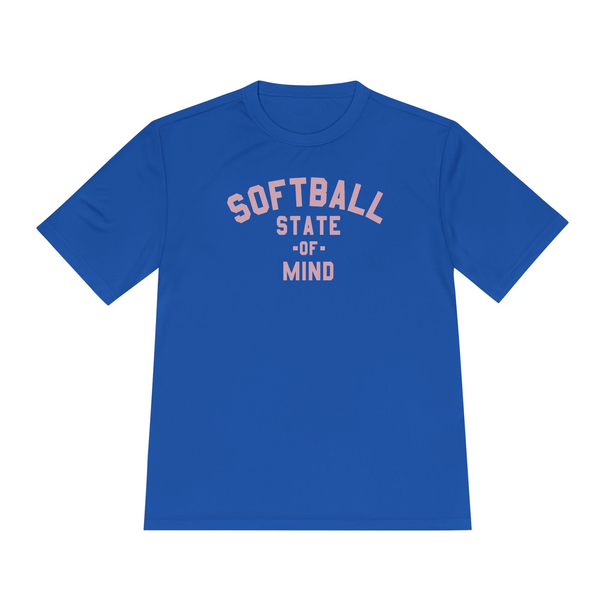 Softball State of Mind Dry Fit Tee - Rake Baseball Company - RAKE BASEBALL | BASEBALL T-SHIRT | BASEBALL CLOTHING | GOOD VIBES ONLY