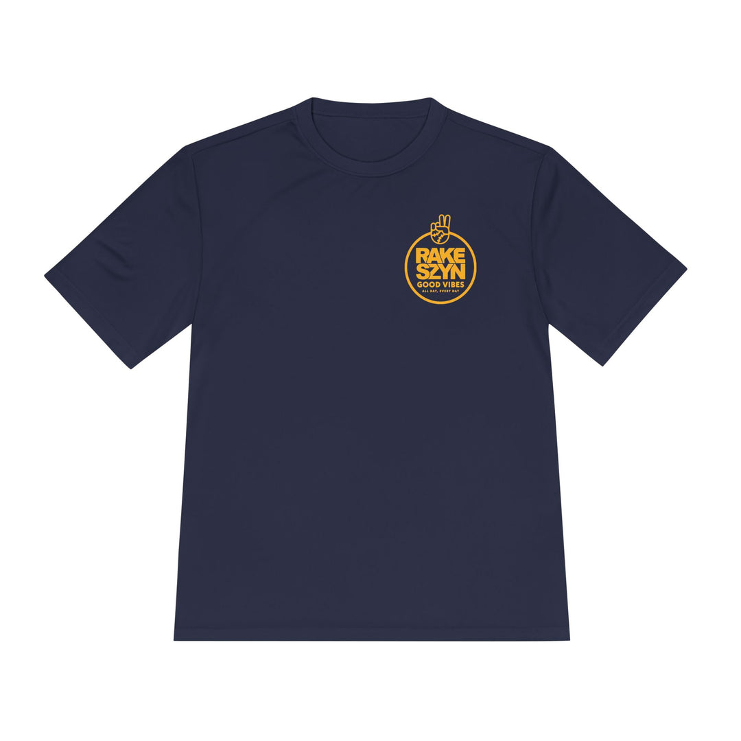 Rake SZYN Dry Fit Tee - Rake Baseball Company - RAKE BASEBALL | BASEBALL T-SHIRT | BASEBALL CLOTHING | GOOD VIBES ONLY
