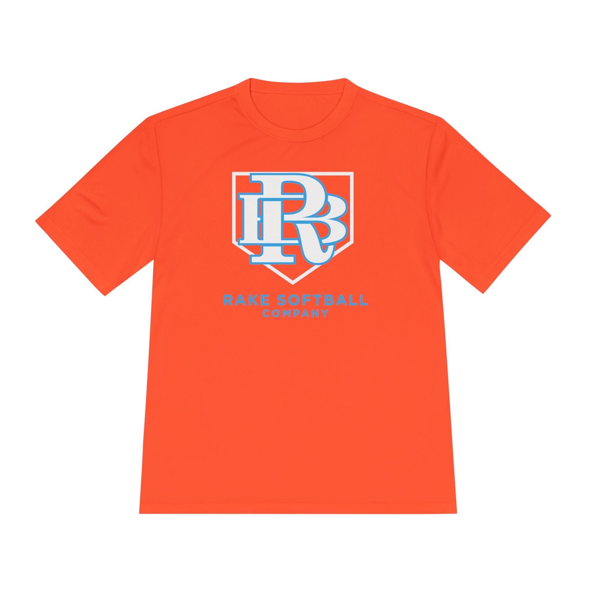 RB Homeplate Softball Dry Fit Tee - Rake Baseball Company - RAKE BASEBALL | BASEBALL T-SHIRT | BASEBALL CLOTHING | GOOD VIBES ONLY