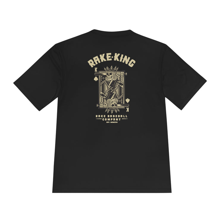 Rake King Dry Fit Tee - Rake Baseball Company - RAKE BASEBALL | BASEBALL T-SHIRT | BASEBALL CLOTHING | GOOD VIBES ONLY
