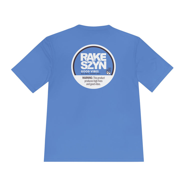 Rake SZYN Dry Fit Tee - Rake Baseball Company - RAKE BASEBALL | BASEBALL T-SHIRT | BASEBALL CLOTHING | GOOD VIBES ONLY