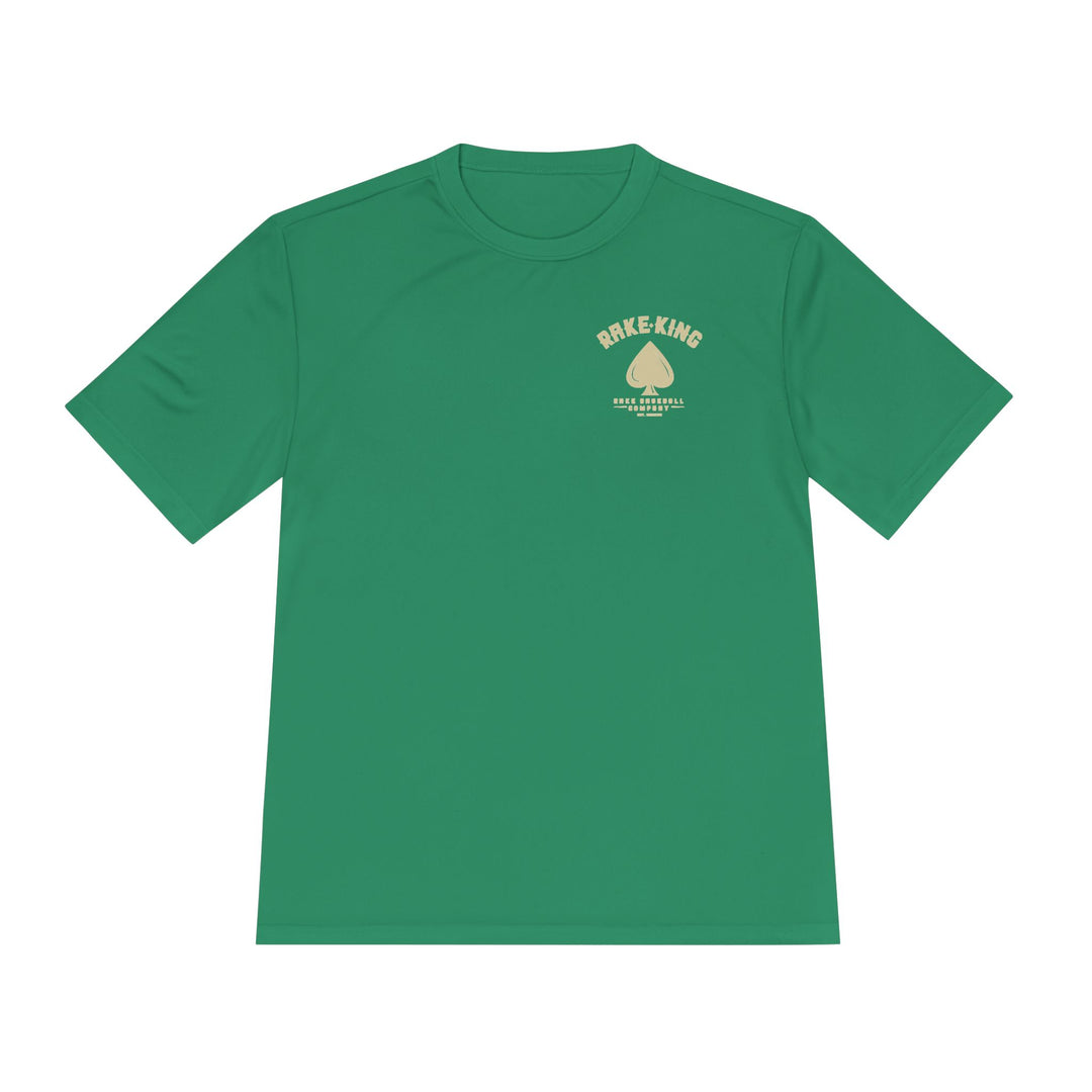 Rake King Dry Fit Tee - Rake Baseball Company - RAKE BASEBALL | BASEBALL T-SHIRT | BASEBALL CLOTHING | GOOD VIBES ONLY