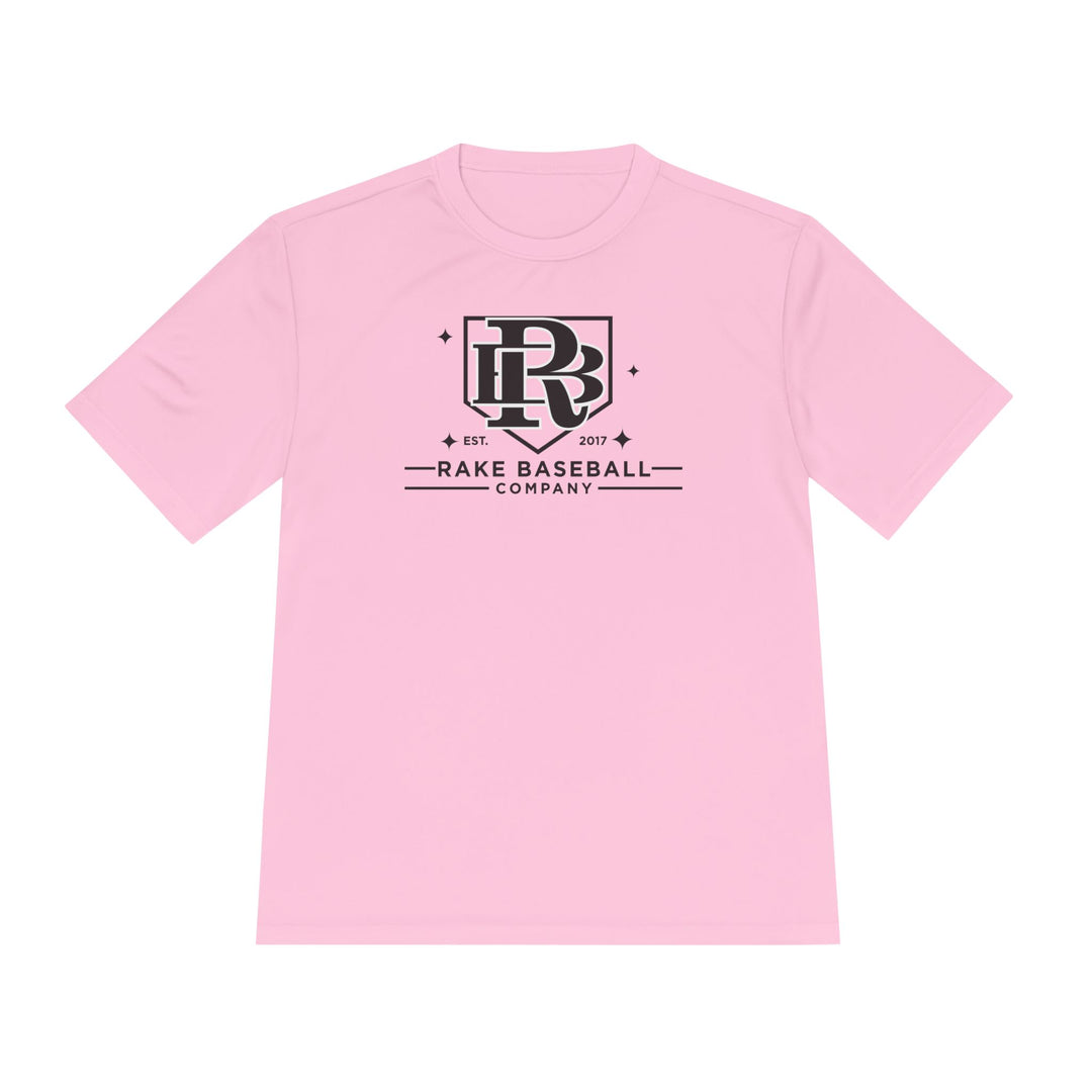 Rake Baseball Homeplate Tee Dry Fit Tee - Rake Baseball Company - RAKE BASEBALL | BASEBALL T-SHIRT | BASEBALL CLOTHING | GOOD VIBES ONLY