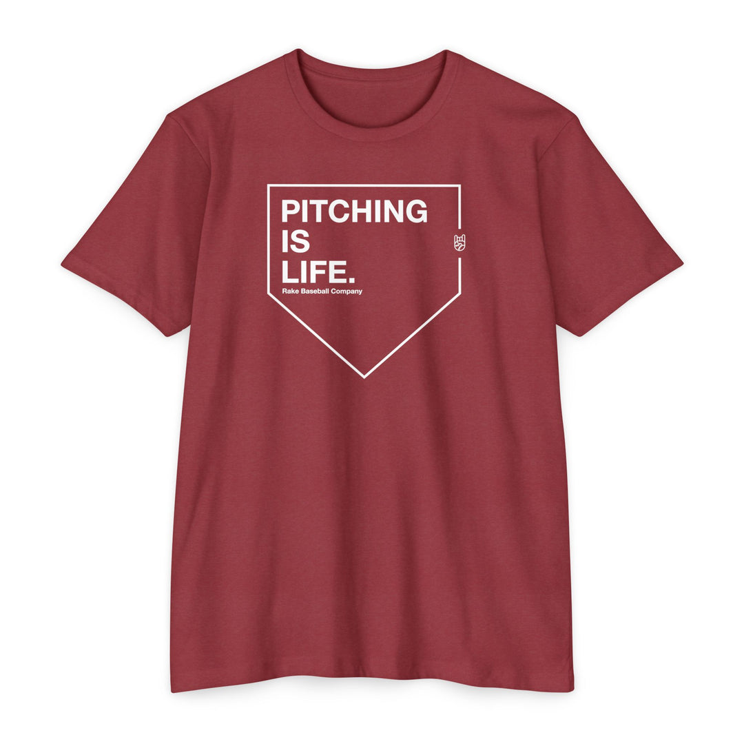 Pitching is Life Baseball Tee
