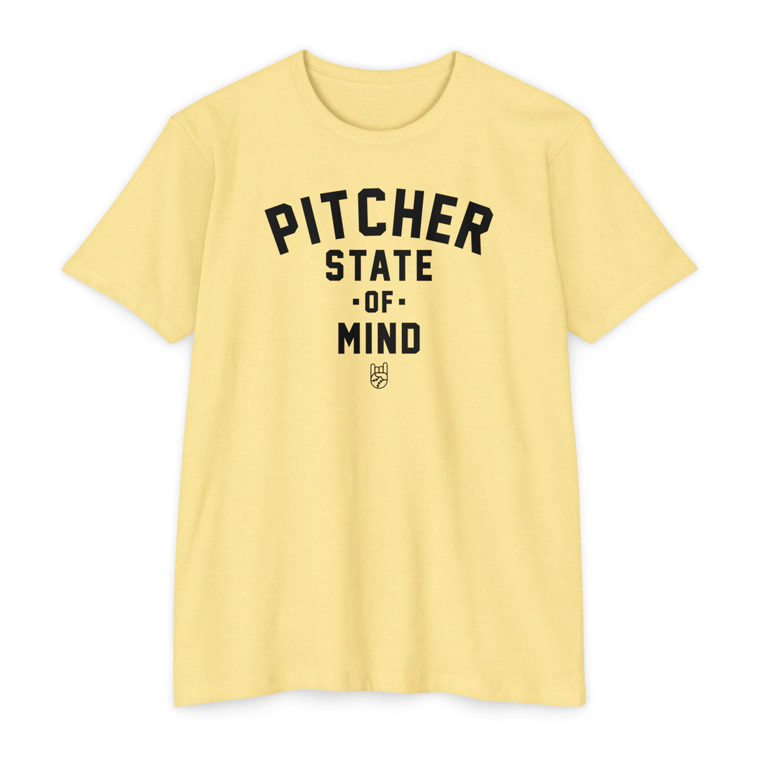 Pitcher State of Mind Tee - Rake Baseball Company - RAKE BASEBALL | BASEBALL T-SHIRT | BASEBALL CLOTHING | GOOD VIBES ONLY