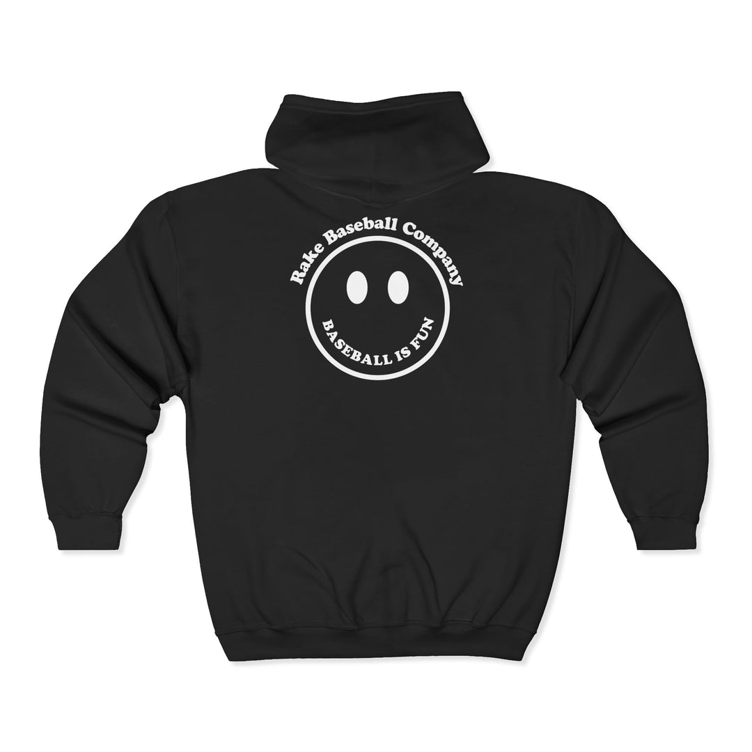Baseball Is Fun Full Zip Hoodie