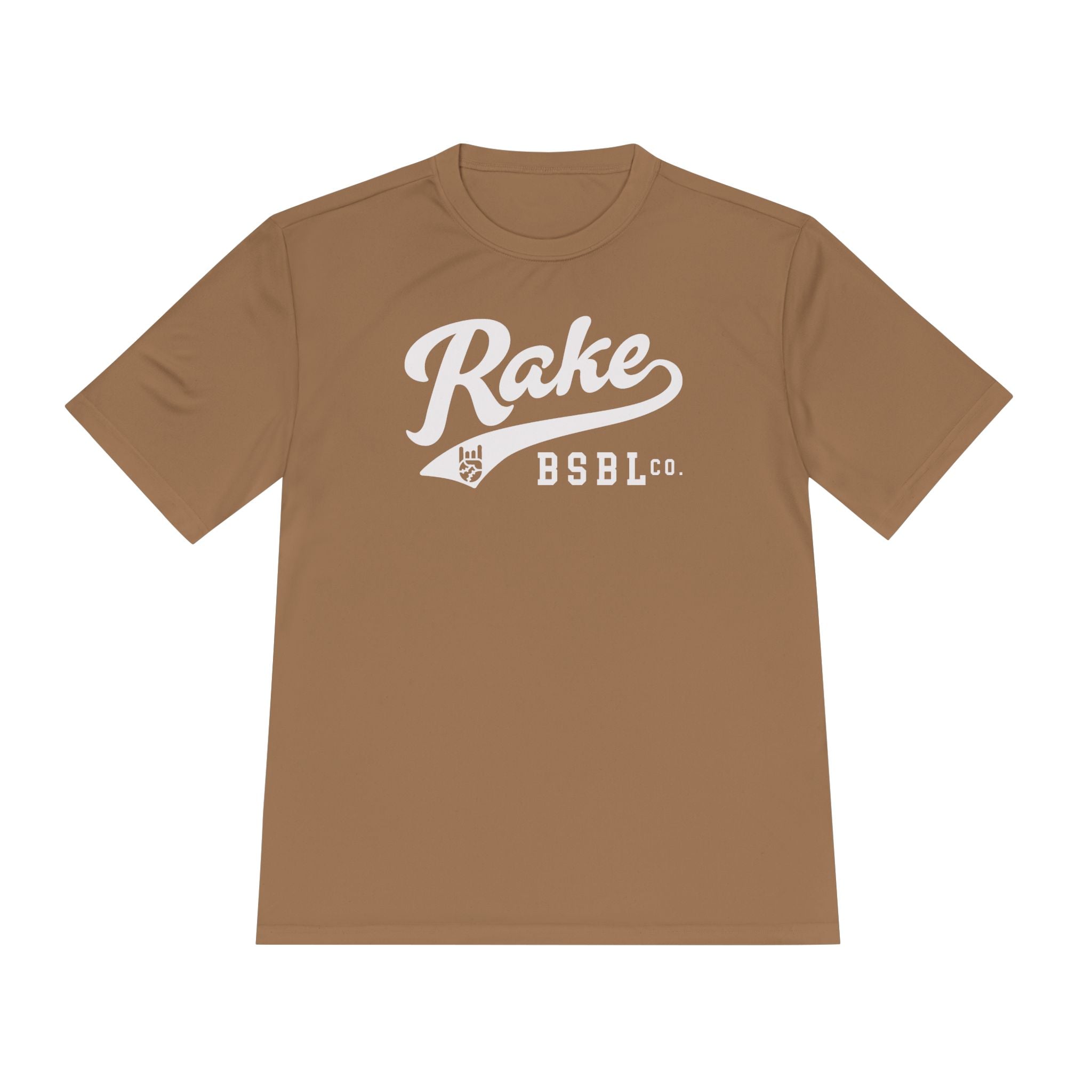 Rake Script Dry Fit Tee - Rake Baseball Company - RAKE BASEBALL | BASEBALL T-SHIRT | BASEBALL CLOTHING | GOOD VIBES ONLY