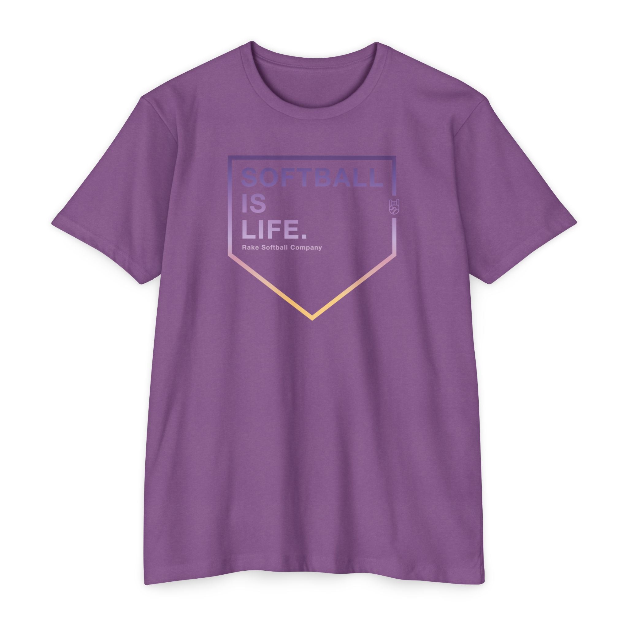 Softball Is Life Tee - Rake Baseball Company - RAKE BASEBALL | BASEBALL T-SHIRT | BASEBALL CLOTHING | GOOD VIBES ONLY
