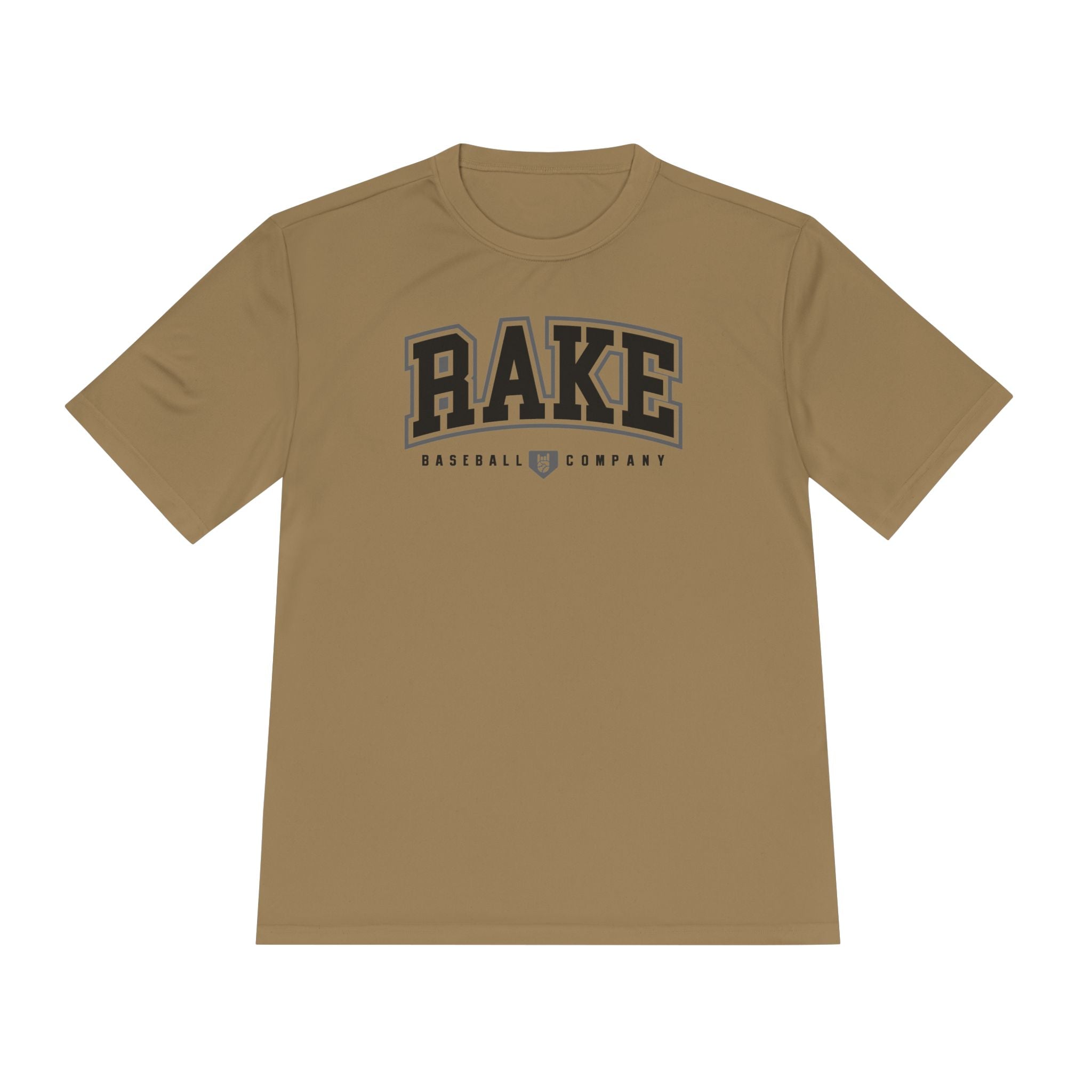 Rake Collegiate Baseball Dry Fit Tee - Rake Baseball Company - RAKE BASEBALL | BASEBALL T-SHIRT | BASEBALL CLOTHING | GOOD VIBES ONLY