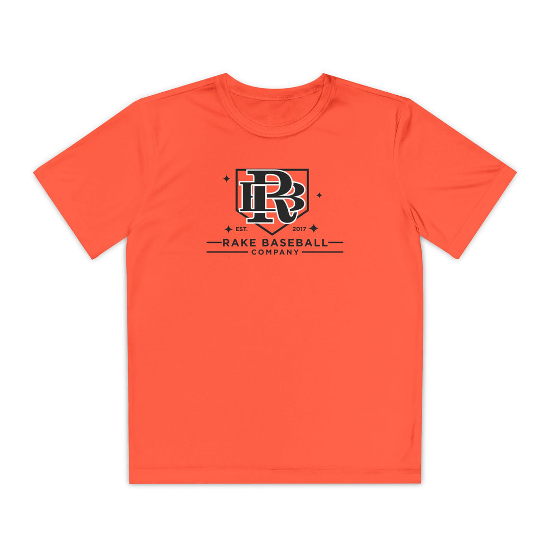 Kids Rake Baseball Homeplate Tee Dry Fit Tee - Rake Baseball Company - RAKE BASEBALL | BASEBALL T-SHIRT | BASEBALL CLOTHING | GOOD VIBES ONLY