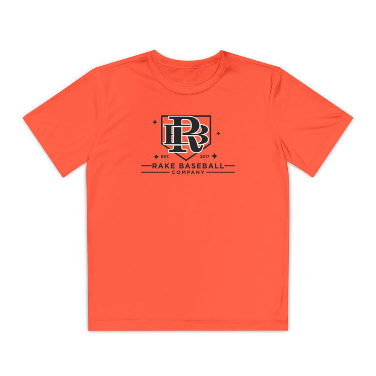 Kids Rake Baseball Homeplate Tee Dry Fit Tee - Rake Baseball Company - RAKE BASEBALL | BASEBALL T-SHIRT | BASEBALL CLOTHING | GOOD VIBES ONLY