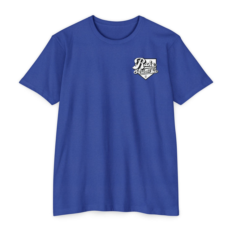 Rake Softball Co. Tee - Rake Baseball Company - RAKE BASEBALL | BASEBALL T-SHIRT | BASEBALL CLOTHING | GOOD VIBES ONLY
