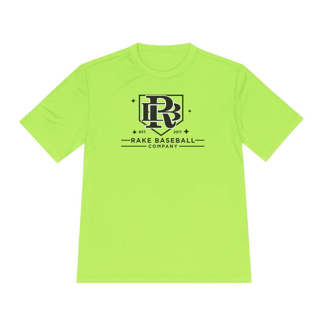 Rake Baseball Homeplate Tee Dry Fit Tee - Rake Baseball Company - RAKE BASEBALL | BASEBALL T-SHIRT | BASEBALL CLOTHING | GOOD VIBES ONLY
