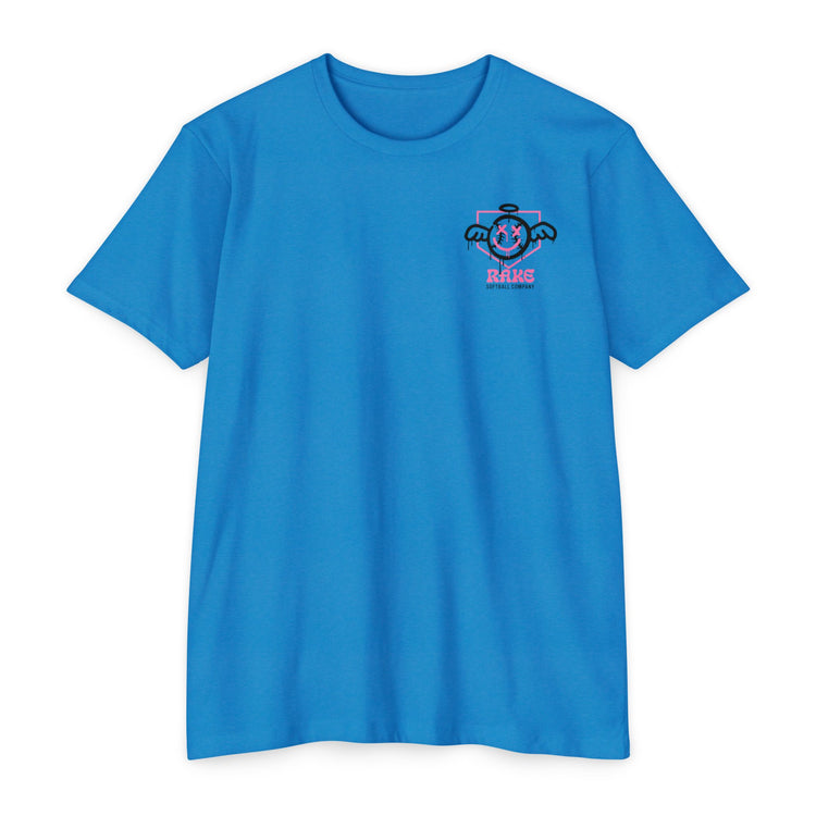 She Angel Drip Softball Tee - Rake Baseball Company - RAKE BASEBALL | BASEBALL T-SHIRT | BASEBALL CLOTHING | GOOD VIBES ONLY