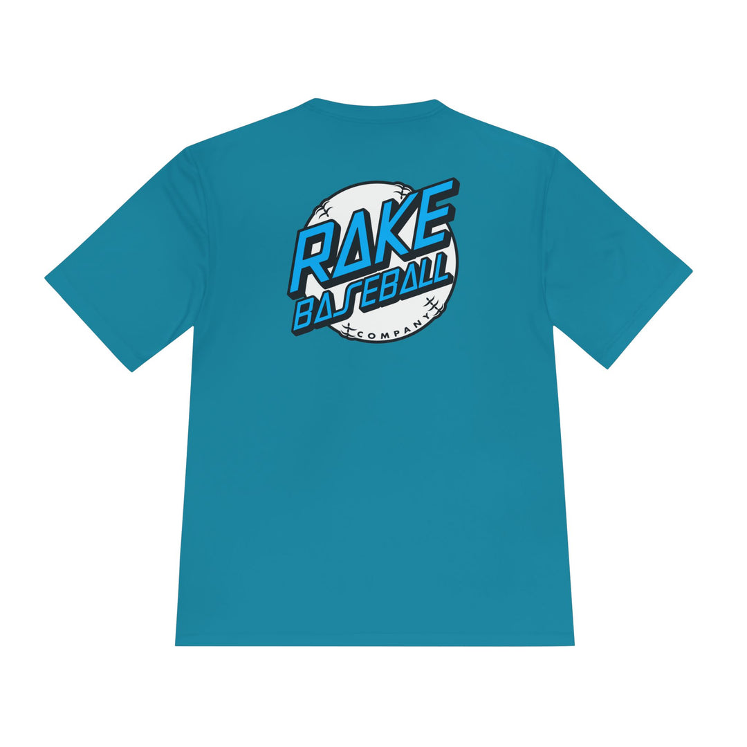 Rake Dot Dry Fit Tee - Rake Baseball Company - RAKE BASEBALL | BASEBALL T-SHIRT | BASEBALL CLOTHING | GOOD VIBES ONLY