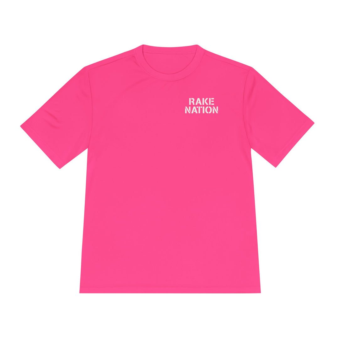 Rake Nation Dry Fit Tee - Rake Baseball Company - RAKE BASEBALL | BASEBALL T-SHIRT | BASEBALL CLOTHING | GOOD VIBES ONLY