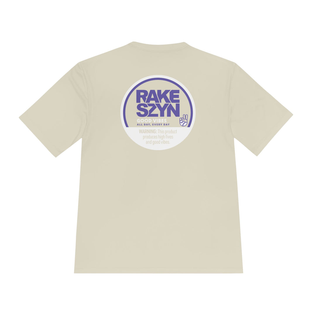 Rake SZYN Dry Fit Tee - Rake Baseball Company - RAKE BASEBALL | BASEBALL T-SHIRT | BASEBALL CLOTHING | GOOD VIBES ONLY