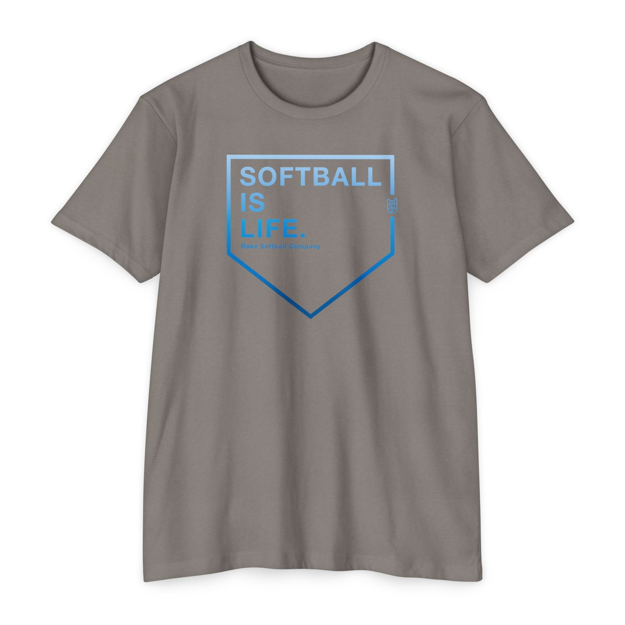 Softball Is Life Tee - Rake Baseball Company - RAKE BASEBALL | BASEBALL T-SHIRT | BASEBALL CLOTHING | GOOD VIBES ONLY