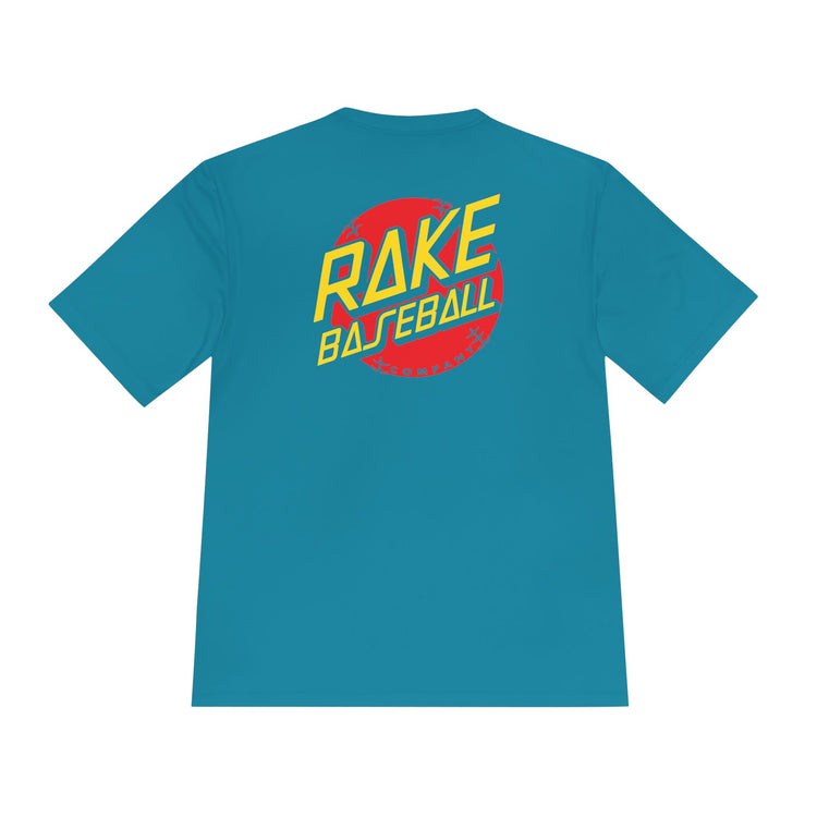 Rake Dot Dry Fit Tee - Rake Baseball Company - RAKE BASEBALL | BASEBALL T-SHIRT | BASEBALL CLOTHING | GOOD VIBES ONLY