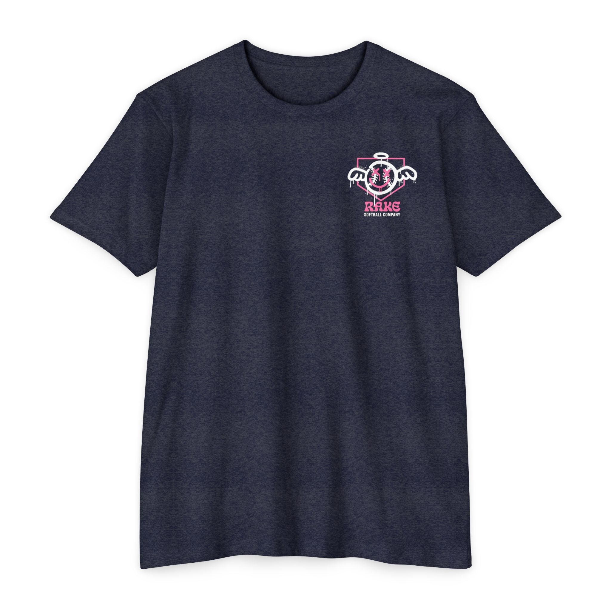 She Angel Drip Softball Tee - Rake Baseball Company - RAKE BASEBALL | BASEBALL T-SHIRT | BASEBALL CLOTHING | GOOD VIBES ONLY