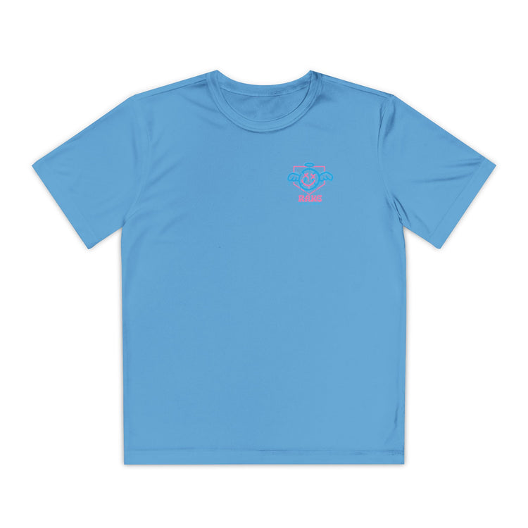 Kids She Angel Drip Softball Dry Fit Tee - Rake Baseball Company - RAKE BASEBALL | BASEBALL T-SHIRT | BASEBALL CLOTHING | GOOD VIBES ONLY