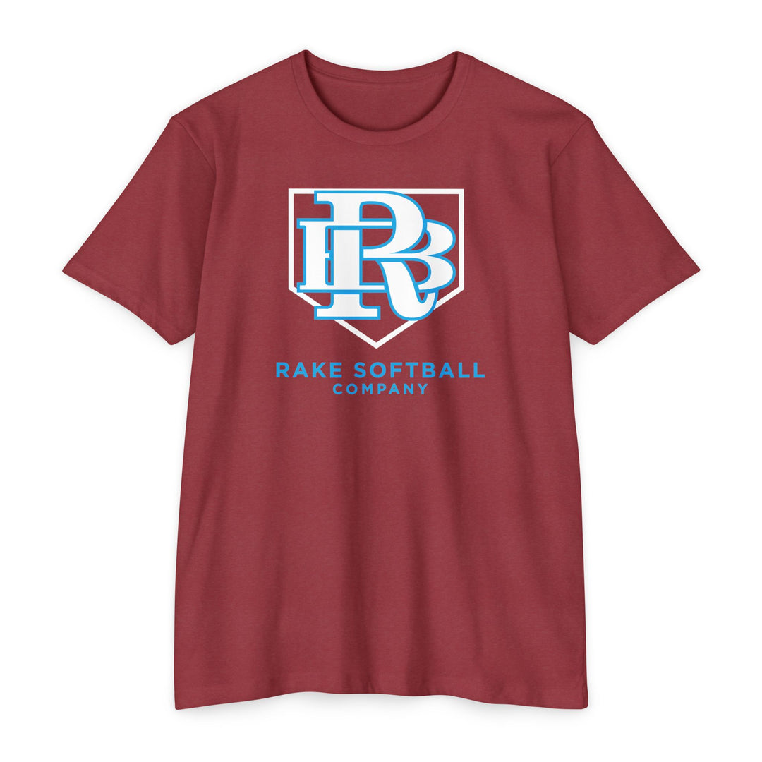 RB Homeplate Softball Tee - Rake Baseball Company - RAKE BASEBALL | BASEBALL T-SHIRT | BASEBALL CLOTHING | GOOD VIBES ONLY