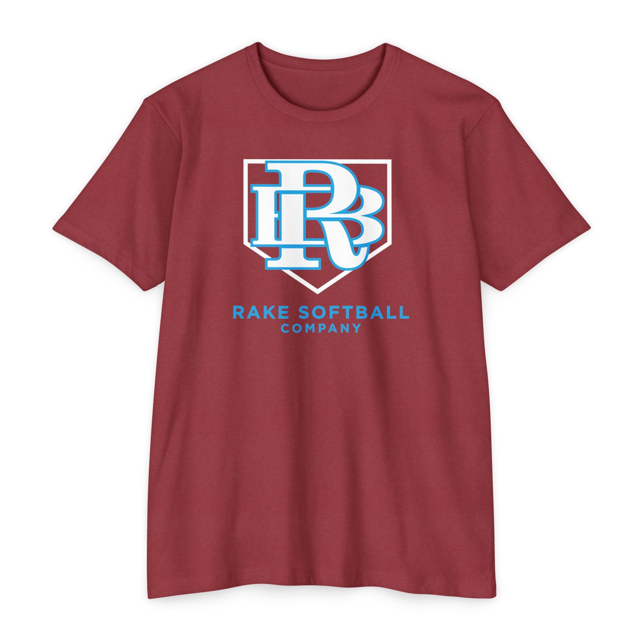 RB Homeplate Softball Tee - Rake Baseball Company - RAKE BASEBALL | BASEBALL T-SHIRT | BASEBALL CLOTHING | GOOD VIBES ONLY