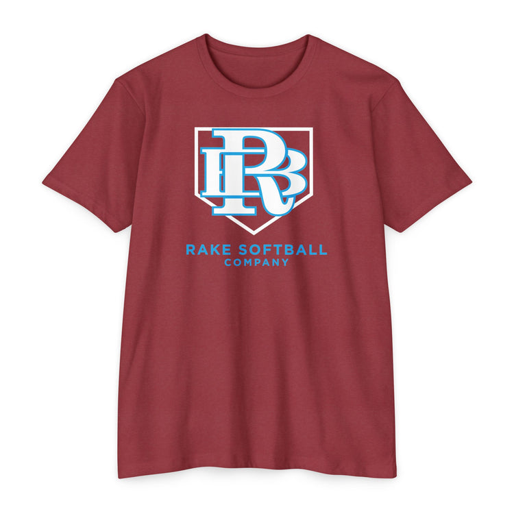 RB Homeplate Softball Tee - Rake Baseball Company - RAKE BASEBALL | BASEBALL T-SHIRT | BASEBALL CLOTHING | GOOD VIBES ONLY