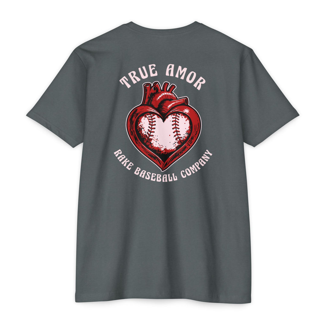 True Amor Baseball Tee - Rake Baseball Company - RAKE BASEBALL | BASEBALL T-SHIRT | BASEBALL CLOTHING | GOOD VIBES ONLY