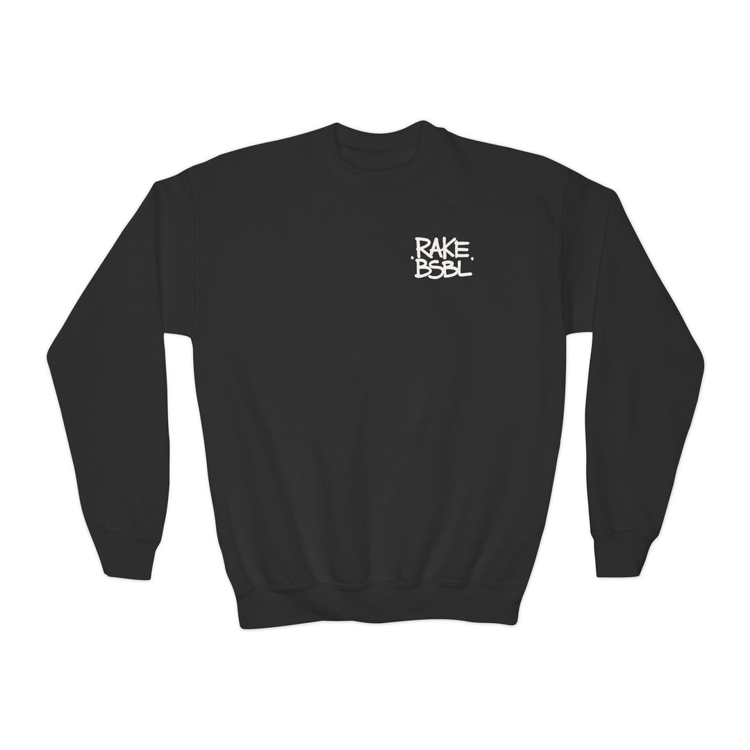 Kids Rake BSBL Crewneck Sweatshirt