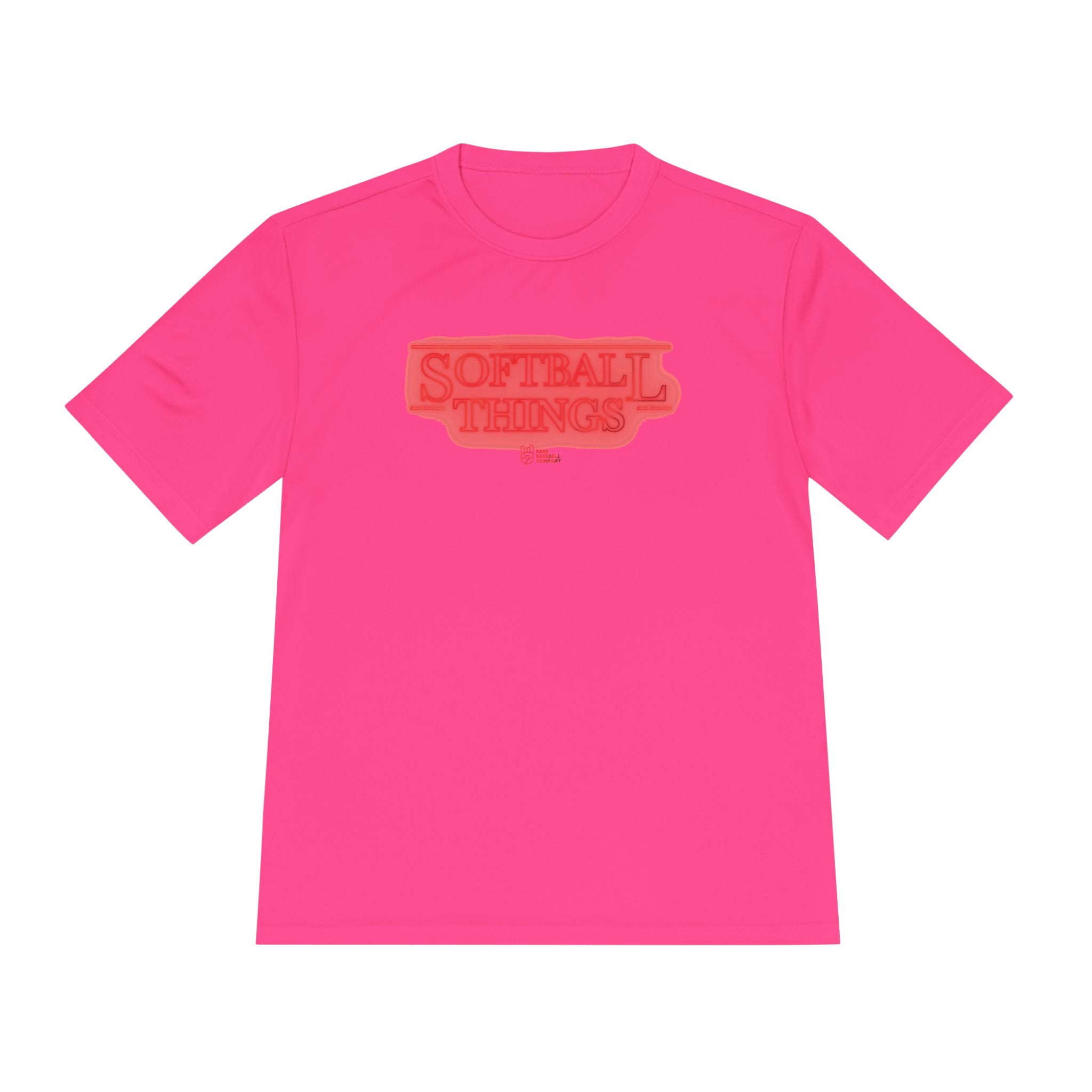 Softball Things Dry Fit Tee - Rake Baseball Company - RAKE BASEBALL | BASEBALL T-SHIRT | BASEBALL CLOTHING | GOOD VIBES ONLY