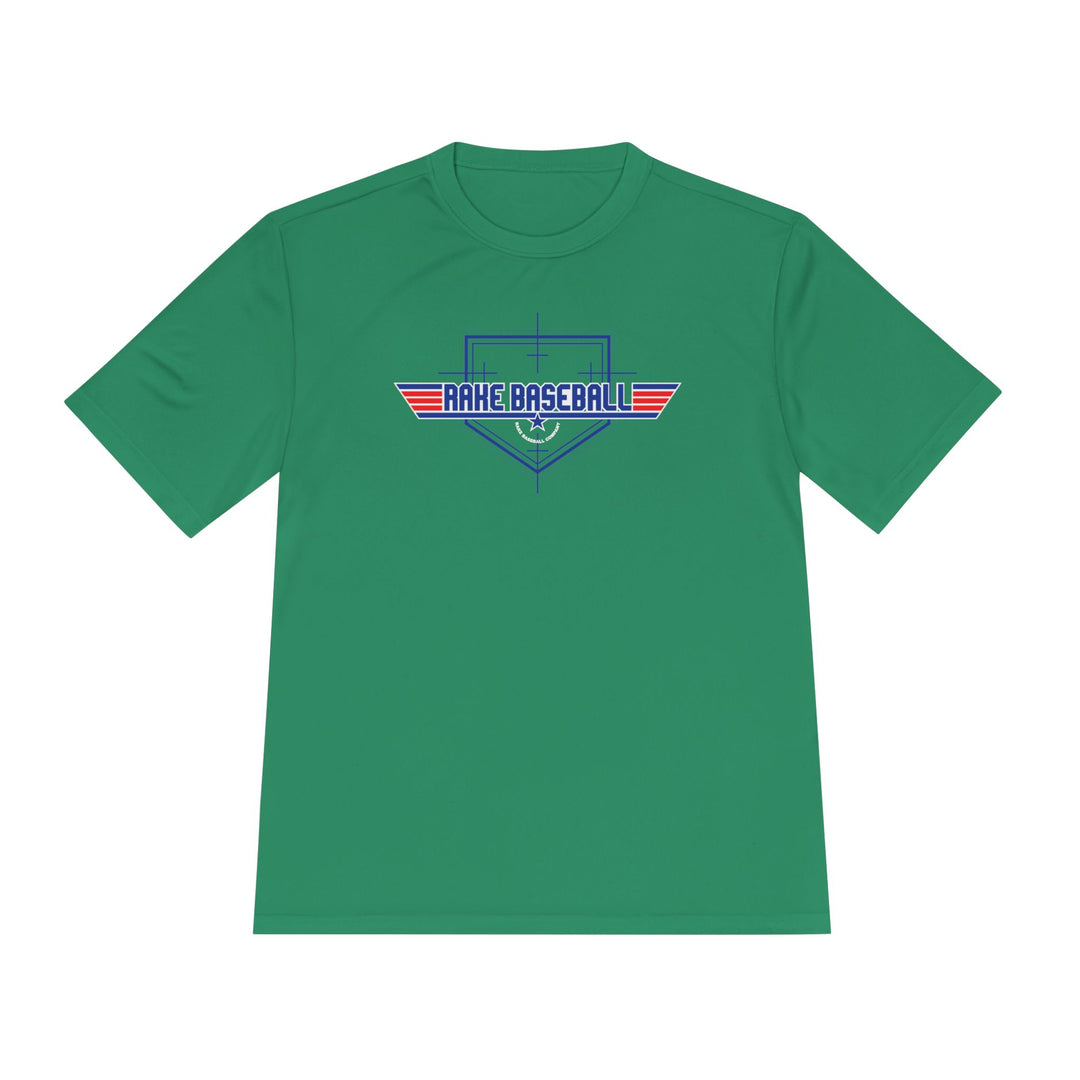 Rake Need For Speed Tee Dry Fit Tee - Rake Baseball Company - RAKE BASEBALL | BASEBALL T-SHIRT | BASEBALL CLOTHING | GOOD VIBES ONLY