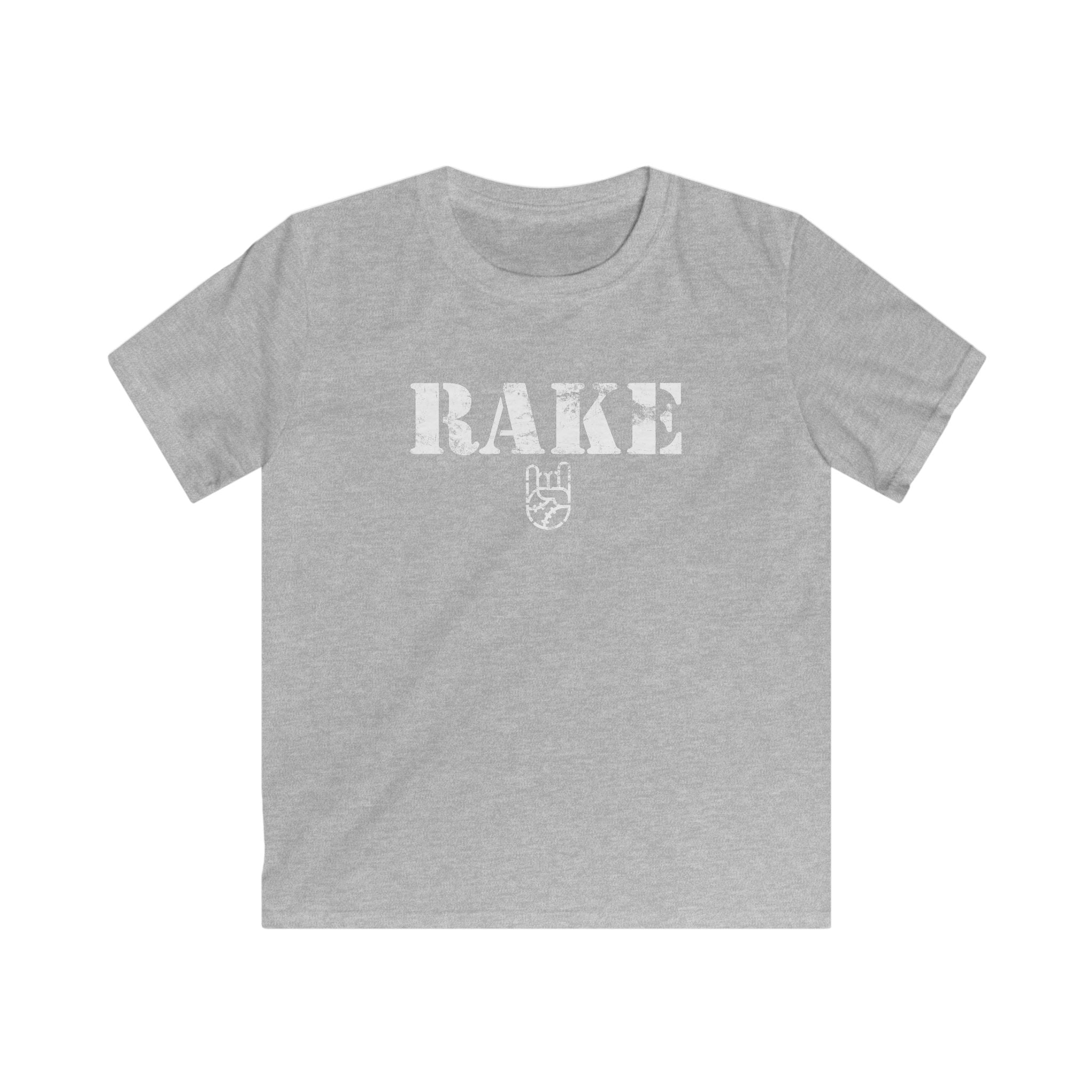 Kids Rake Stencil Tee - Rake Baseball Company - RAKE BASEBALL | BASEBALL T-SHIRT | BASEBALL CLOTHING | GOOD VIBES ONLY