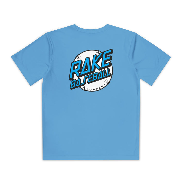 Kids Rake Dot Dry Fit Tee - Rake Baseball Company - RAKE BASEBALL | BASEBALL T-SHIRT | BASEBALL CLOTHING | GOOD VIBES ONLY