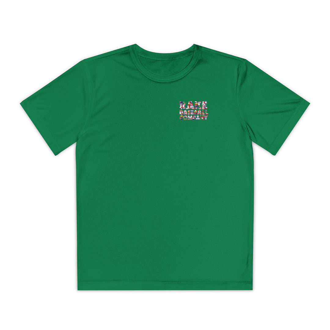 Team Mexico WBC Dry Fit Tee - Rake Baseball Company - RAKE BASEBALL | BASEBALL T-SHIRT | BASEBALL CLOTHING | GOOD VIBES ONLY