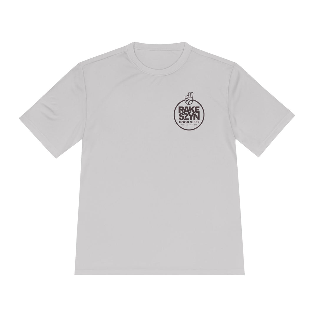 Rake SZYN Dry Fit Tee - Rake Baseball Company - RAKE BASEBALL | BASEBALL T-SHIRT | BASEBALL CLOTHING | GOOD VIBES ONLY