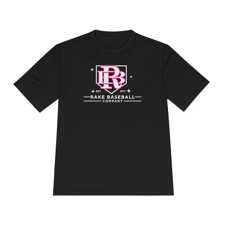 Rake Baseball Homeplate Tee Dry Fit Tee - Rake Baseball Company - RAKE BASEBALL | BASEBALL T-SHIRT | BASEBALL CLOTHING | GOOD VIBES ONLY