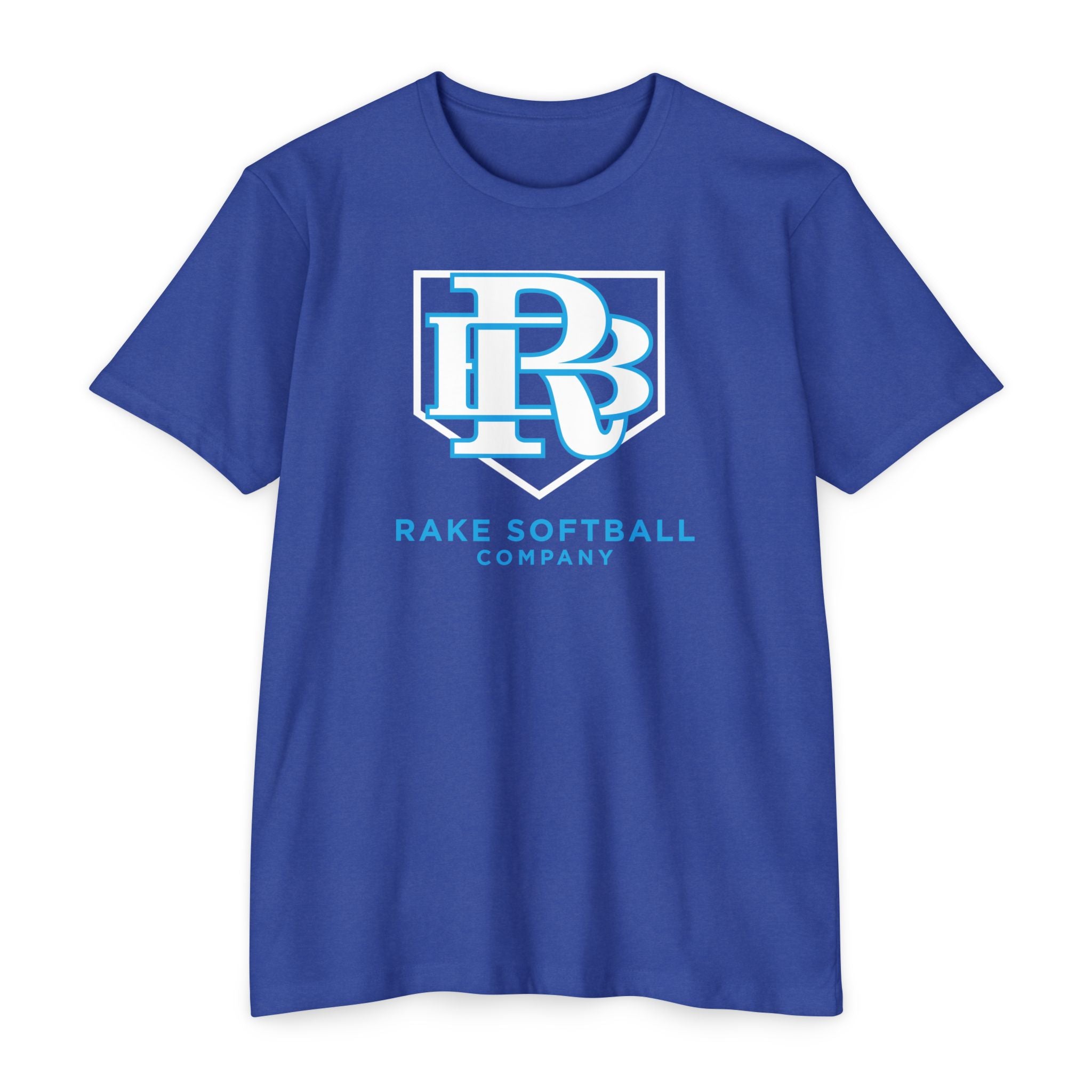RB Homeplate Softball Tee - Rake Baseball Company - RAKE BASEBALL | BASEBALL T-SHIRT | BASEBALL CLOTHING | GOOD VIBES ONLY