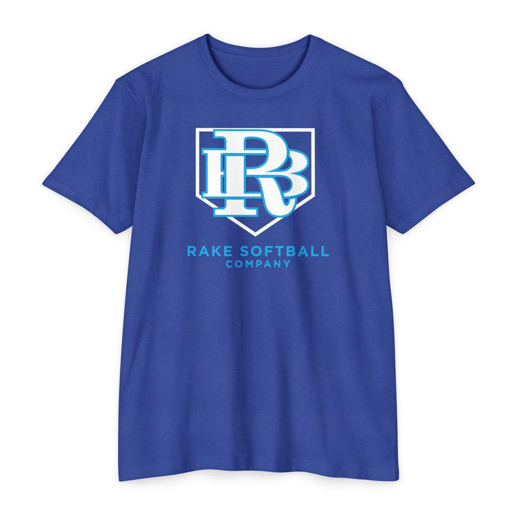 RB Homeplate Softball Tee - Rake Baseball Company - RAKE BASEBALL | BASEBALL T-SHIRT | BASEBALL CLOTHING | GOOD VIBES ONLY