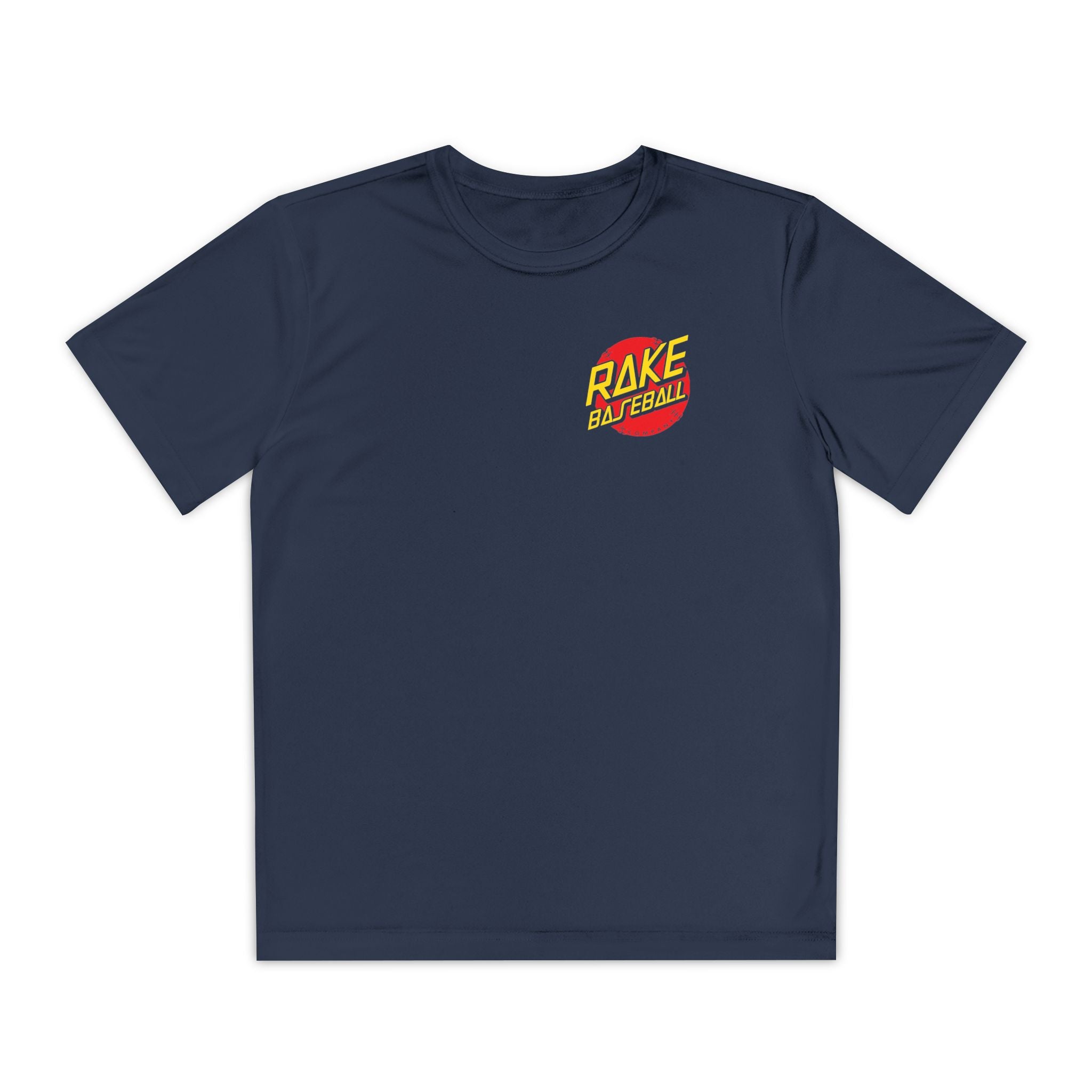 Kids Rake Dot Dry Fit Tee - Rake Baseball Company - RAKE BASEBALL | BASEBALL T-SHIRT | BASEBALL CLOTHING | GOOD VIBES ONLY