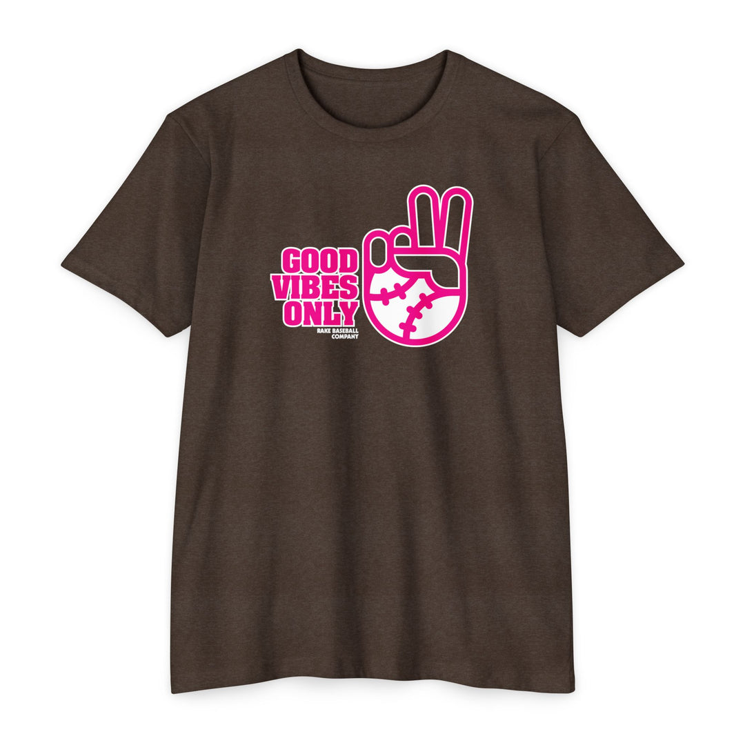 Good Vibes Only Tee - Rake Baseball Company - RAKE BASEBALL | BASEBALL T-SHIRT | BASEBALL CLOTHING | GOOD VIBES ONLY