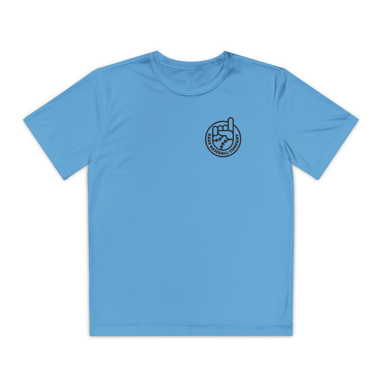 Kids One Day or Day One Dry Fit Tee - Rake Baseball Company - RAKE BASEBALL | BASEBALL T-SHIRT | BASEBALL CLOTHING | GOOD VIBES ONLY